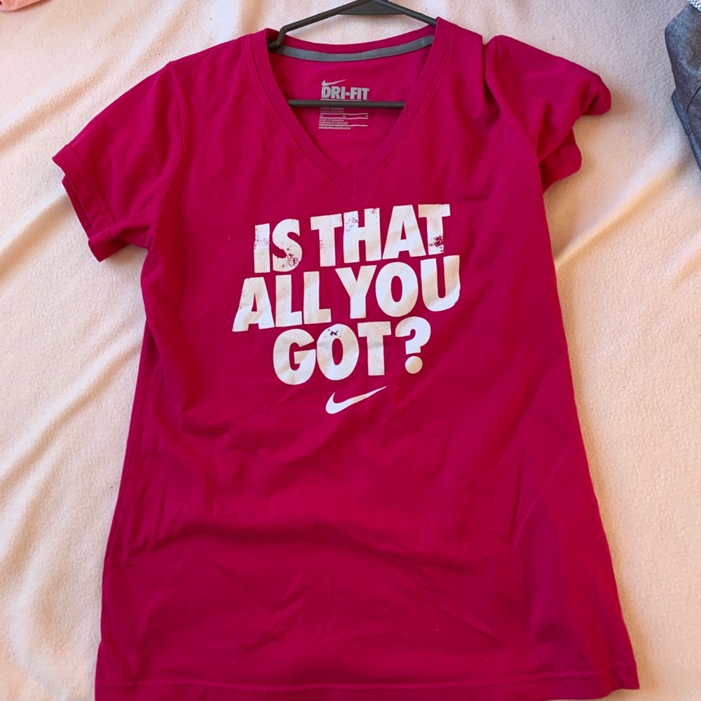 Mixture of Nike tops.